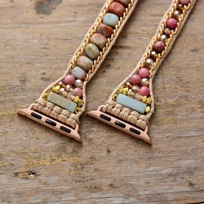 Rhodonite & Jasper Style & Relaxation Apple Watch Band