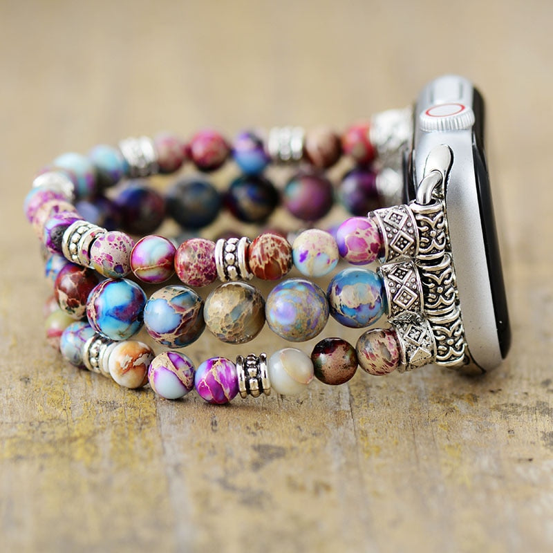 Tranquility Imperial Jasper Apple Watch Band