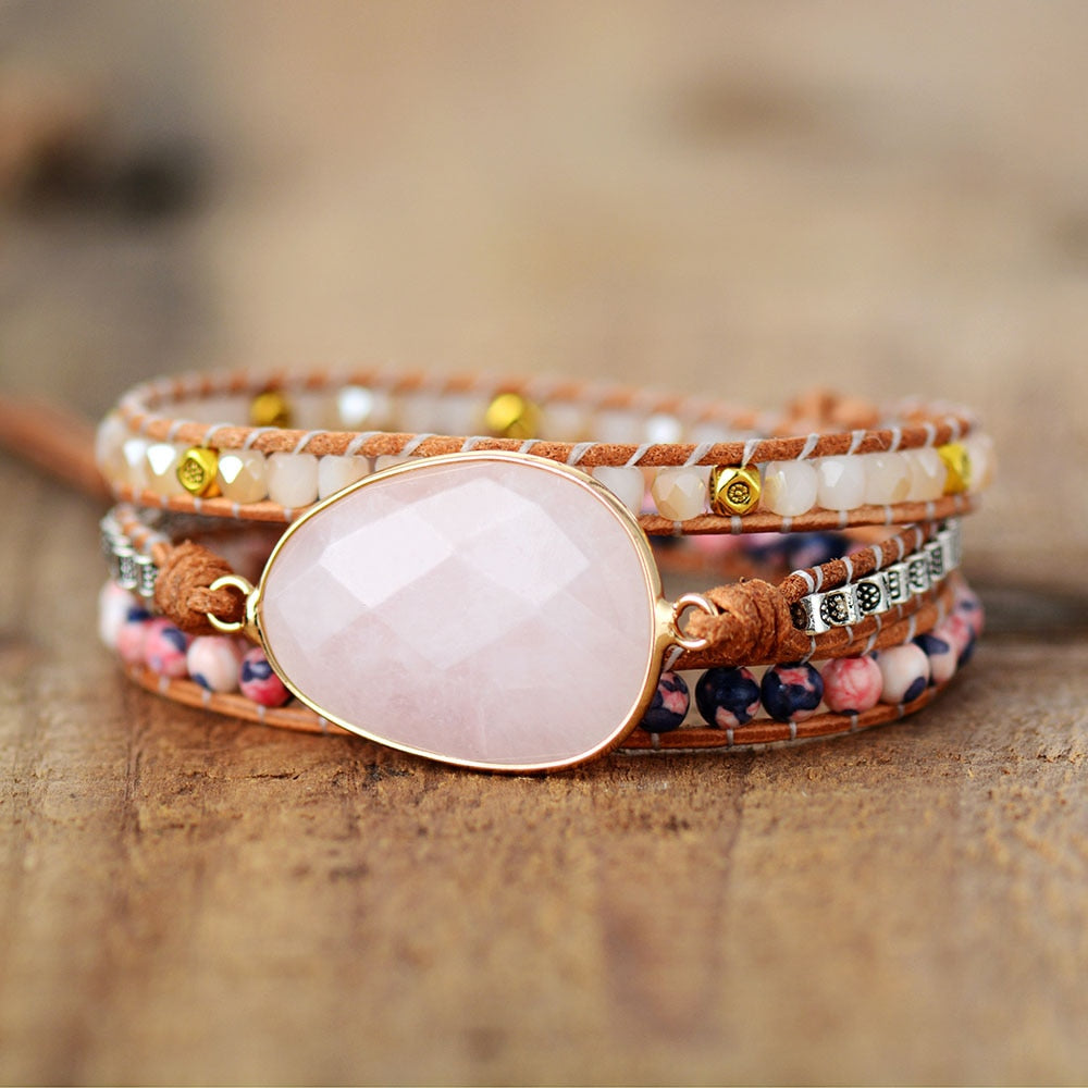 Lucky Heart Triple Layer Bracelet