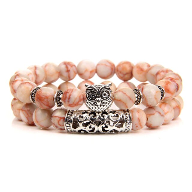 Red Vein Jasper Empowerment Crystal Bracelet