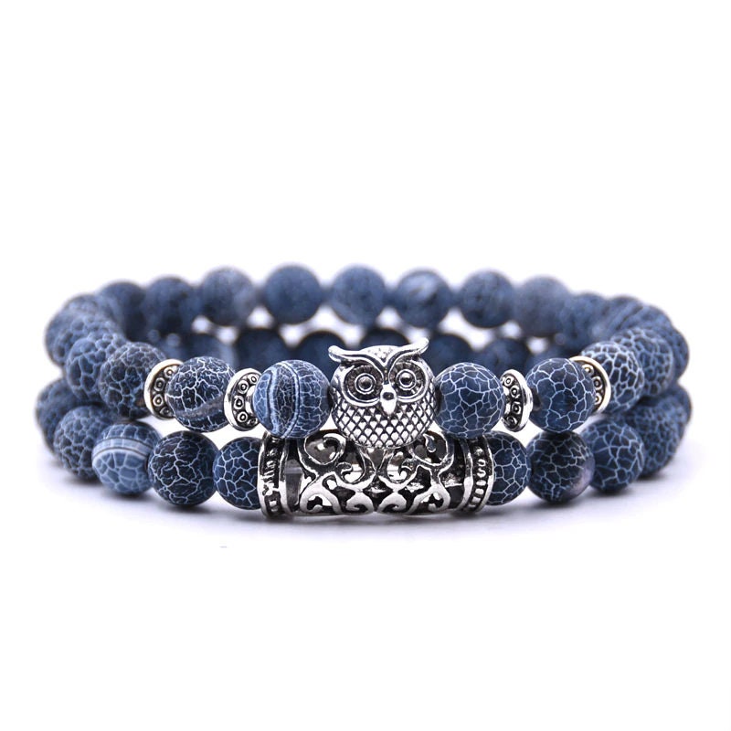 Weathered Agate Calm Energy Crystal Bracelet