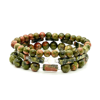 Unakite Pregnancy & Fertility Support Bracelet Pack (Set Of 3)