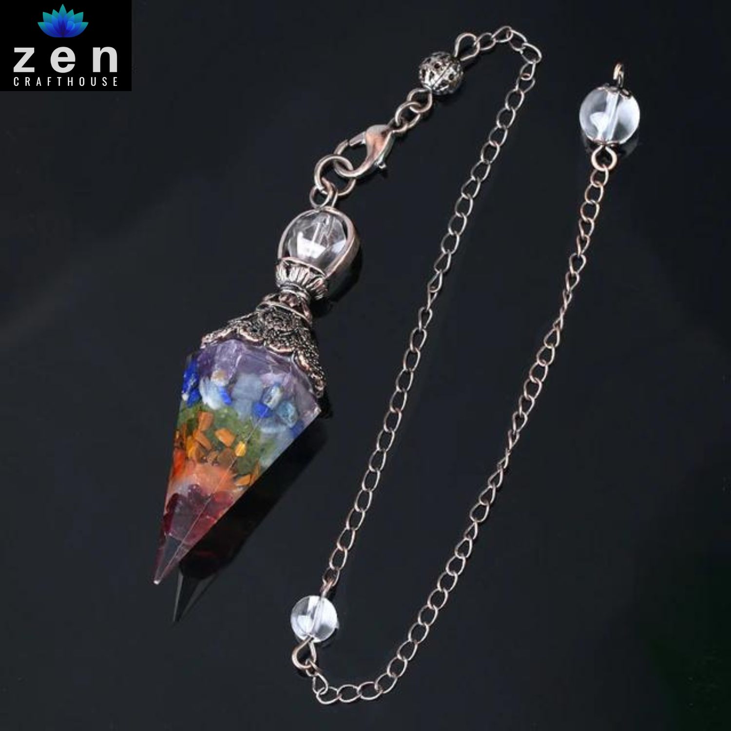 Illuminating Intuition Crystal Pendulum