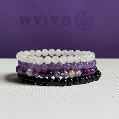 Stress Relief Bracelet Pack + Anxiety Bracelet Pack (7 Bracelets)