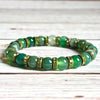 Green Agate Balance and Prosperity Bracelet