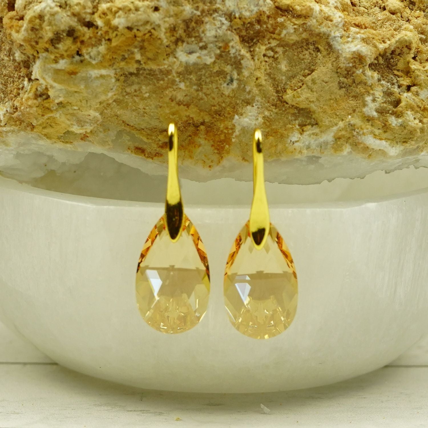 Austrian Quartz Radiance Weight Loss Earrings