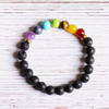 7 Chakra Lava Stone Ethereal Energy Bracelet - All Blessings