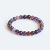 Color Therapy White & Coffee Agate Crystal Bracelet