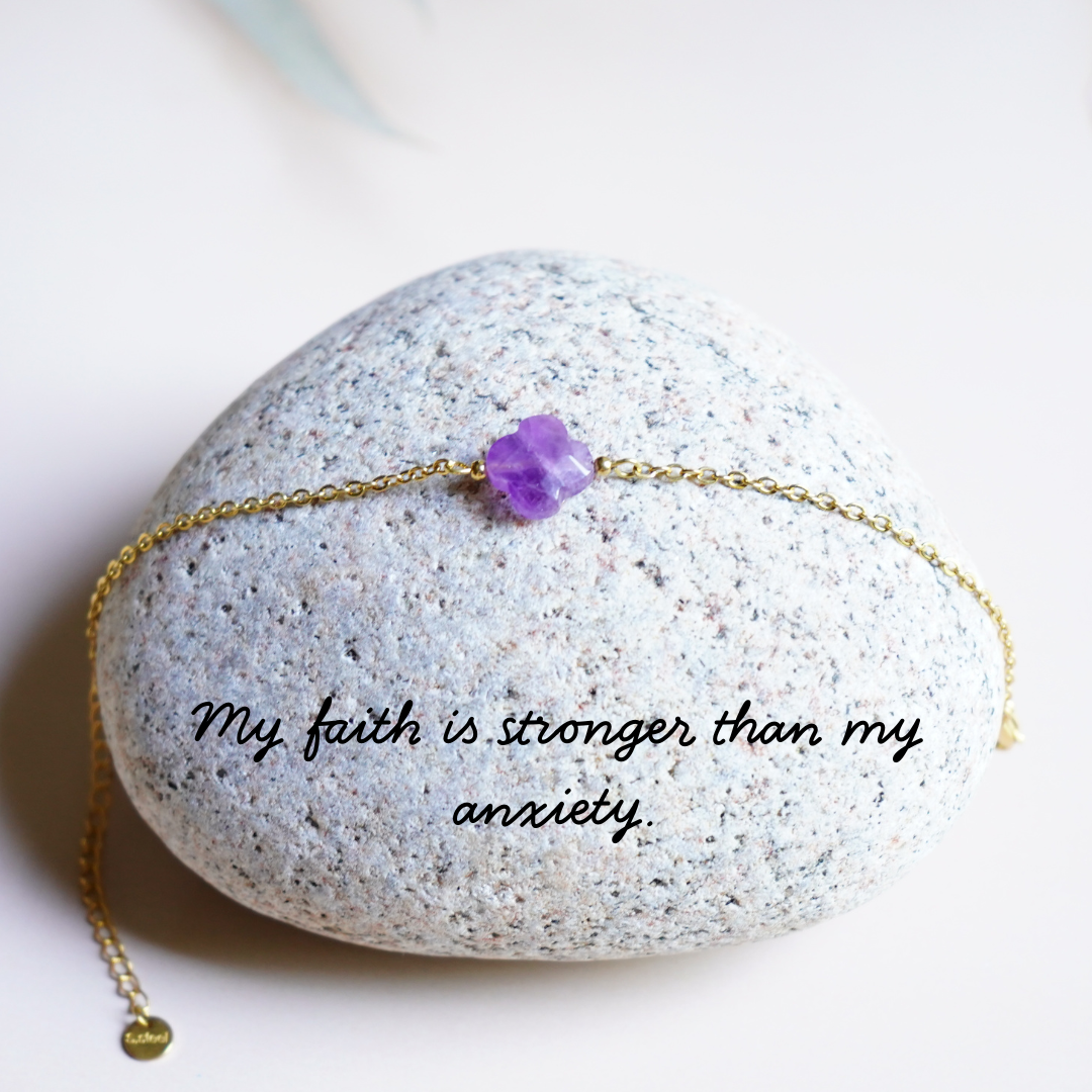 "My Faith Is Stronger Than My Anxiety" Bracelet