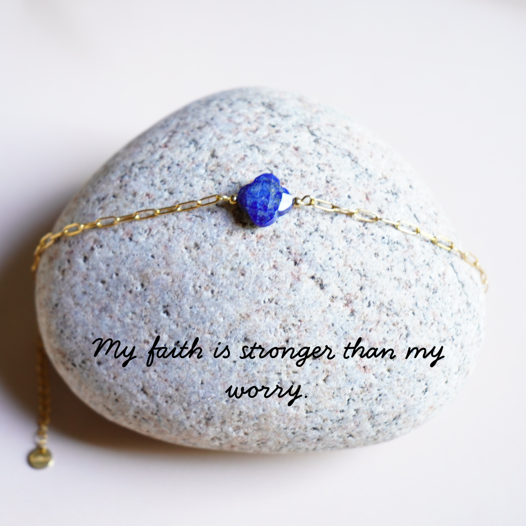 "My Faith Is Stronger Than My Worry" Bracelet