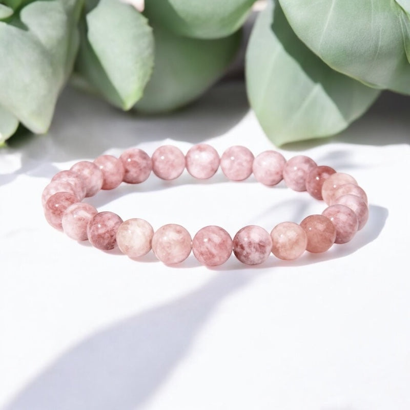 Pink Angelite Spiritual & Calming Bracelet