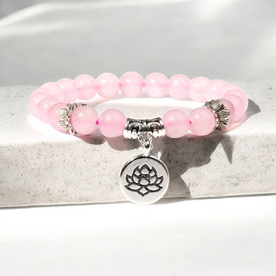Rose Quartz Healing Crystal Bracelet