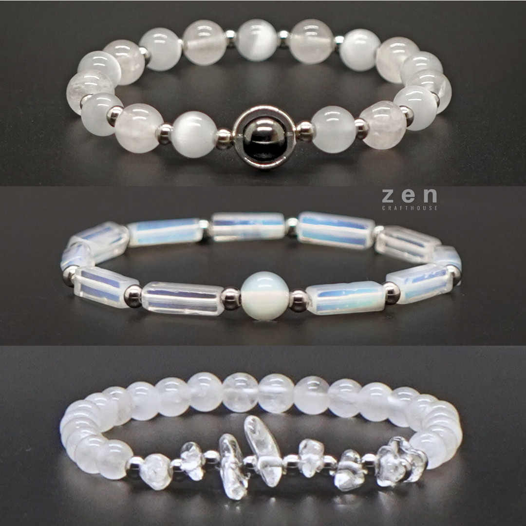 "Calming The Overactive Mind" Opal Bracelet Set