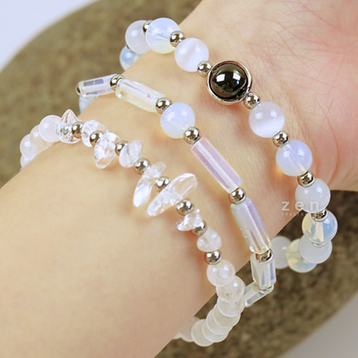 "Calming The Overactive Mind" Opal Bracelet Set