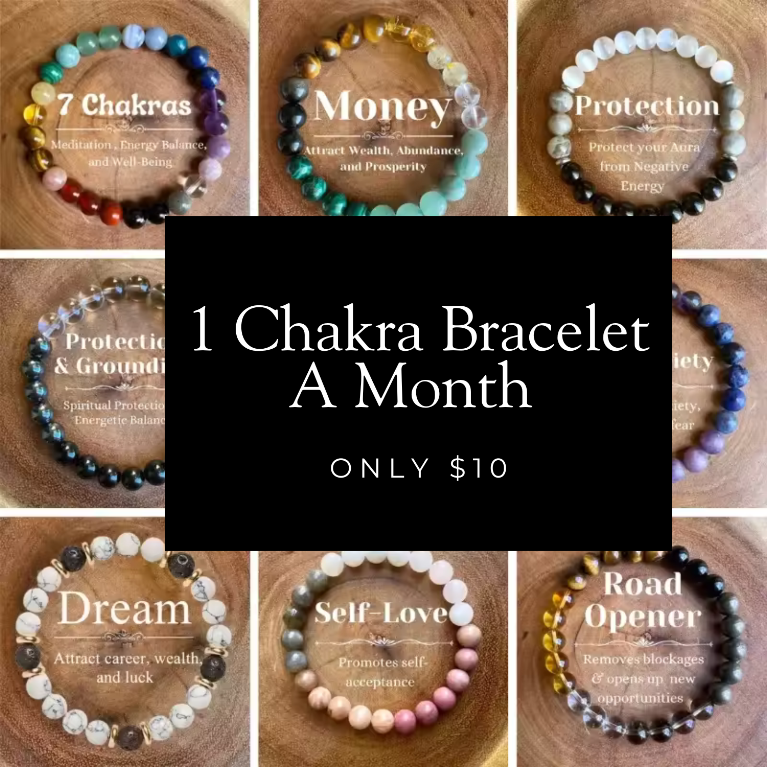 Chakra Monthly Bracelet