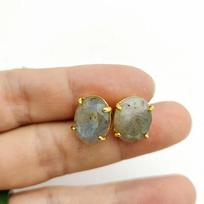 Cozy Crystal Stud Earrings