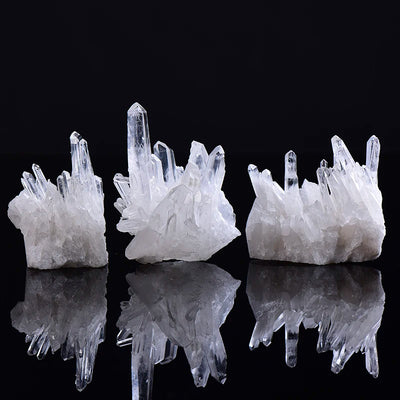 Universal Amplifier Natural Clear Quartz Cluster