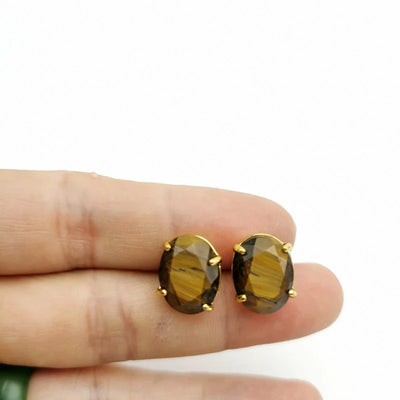 Cozy Crystal Stud Earrings