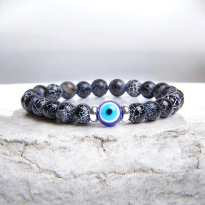 Blue Weathered Agate Peace & Calm Bracelet