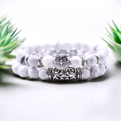 White Turquoise Relaxation Bracelet