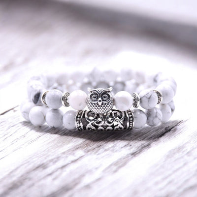White Turquoise Relaxation Bracelet