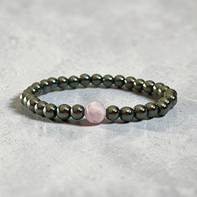 Magnetic Therapy Pain Relief & Sleep Aid  With Purple Fluorite Bracelet