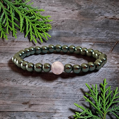 Magnetic Therapy Pain Relief & Sleep Aid  With Purple Fluorite Bracelet
