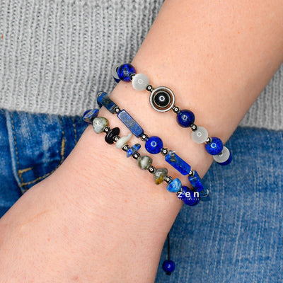 Lapis Lazuli Sleep & Pain Relief Bracelet Pack