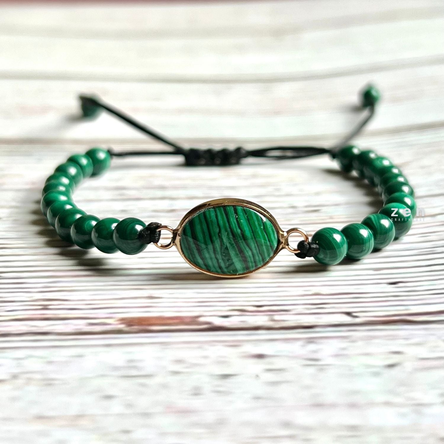 Malachite EMF Pollution & Emotional Detox Bracelet