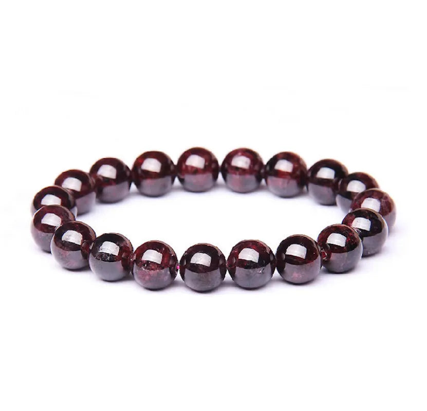Red Garnet Stone Bracelet | Buddha & Karma