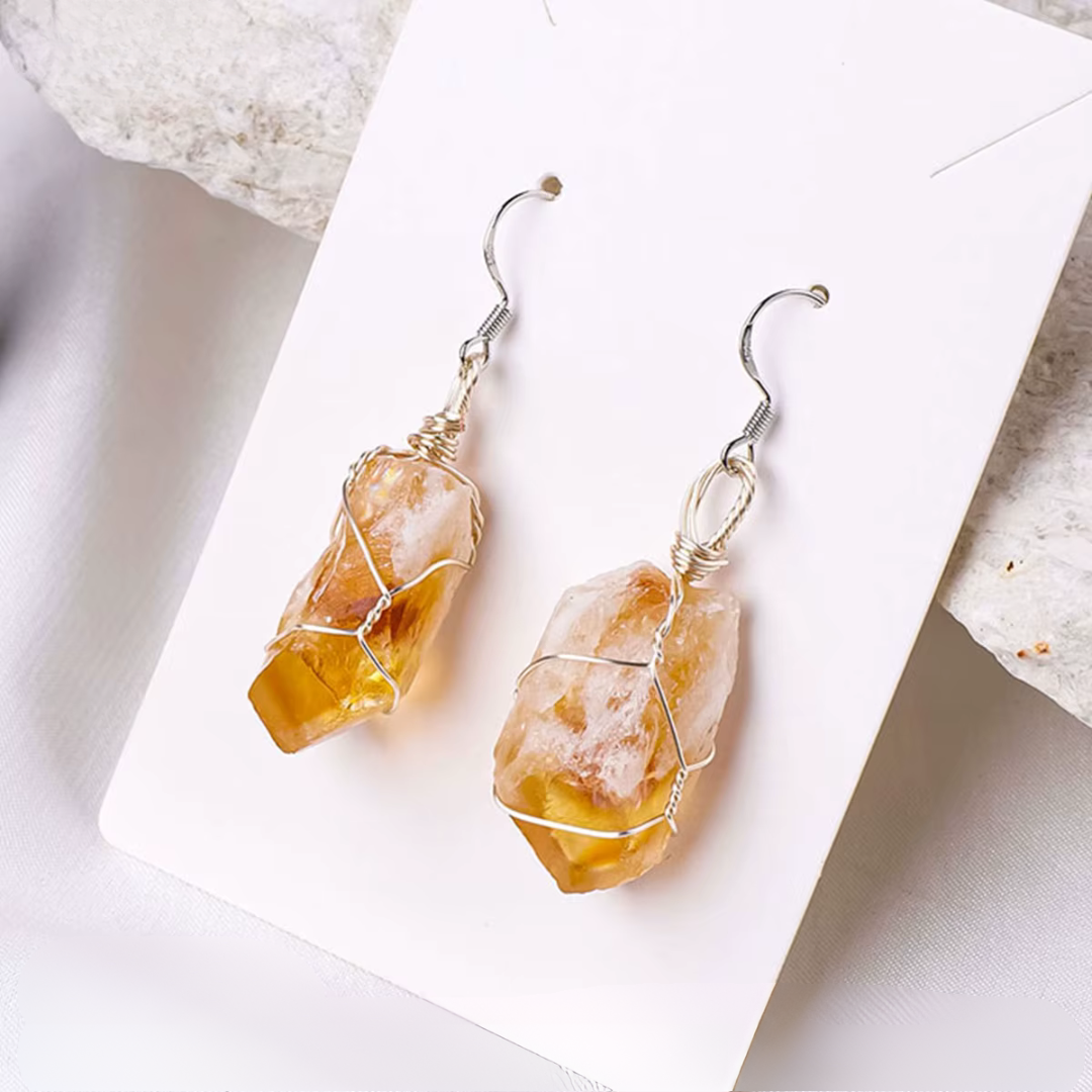 Confidence & Inner Peace Citrine Earrings