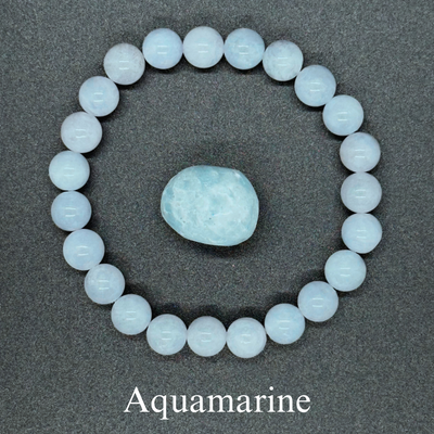 Double Healing Energy Crystal Bracelet + Palm Crystal Set (22 Crystal Varieties)