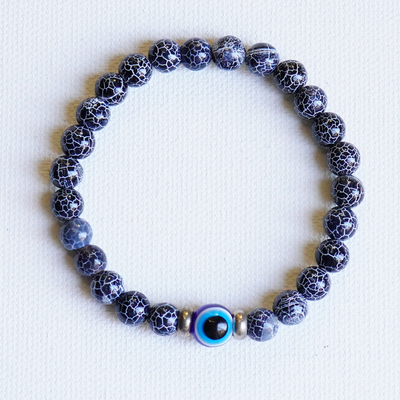 Blue Weathered Agate Peace & Calm Bracelet