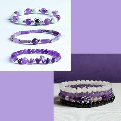 Stress Relief Bracelet Pack + Anxiety Bracelet Pack (7 Bracelets)
