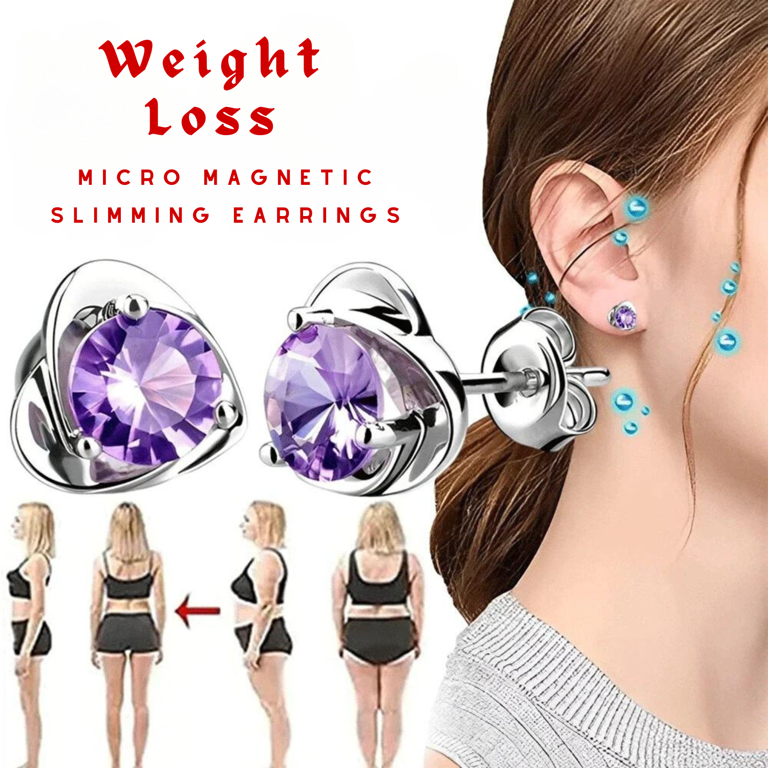 SlimSpark Accupressure Earrings