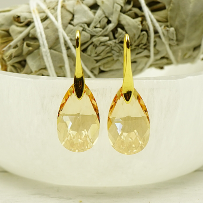 Austrian Quartz Radiance Weight Loss Earrings