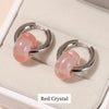 Circle of Life Crystal Hoop Earrings