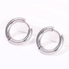 Circle of Life Crystal Hoop Earrings