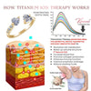 Titanium Ion Therapy Double Heart Ring