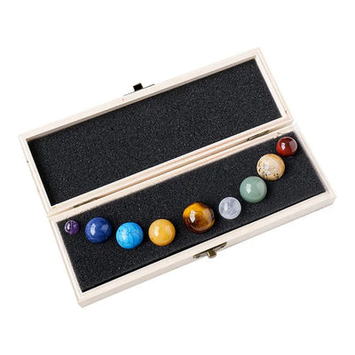 Planetary Energies Solar System 9-Crystal Ball Set