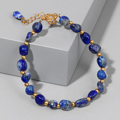 Lapis Lazuli & Copper Pain Healing Bracelet