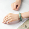 Boundless Blessings Natural Jade Bangle Bracelet