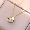 Four-Leaf Clover Heart Necklace (33 Styles)