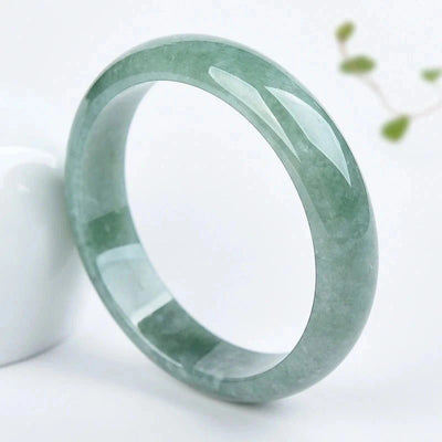 Boundless Blessings Natural Jade Bangle Bracelet