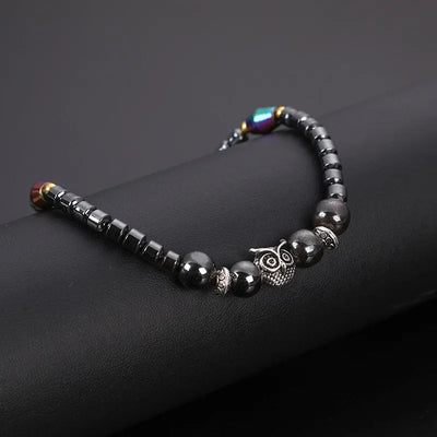 Health Magnetic Pain Relief Hematite Anklet