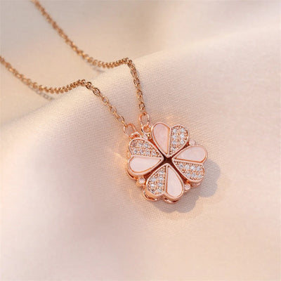 Four-Leaf Clover Heart Necklace (33 Styles)