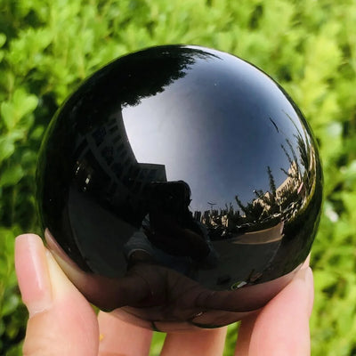 Obsidian Fengshui Energy Ball - For Clearing Smog & Protection