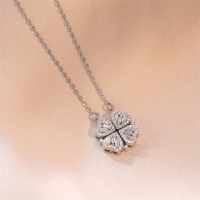 Four-Leaf Clover Heart Necklace (33 Styles)