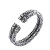 Four-Legendary-Dragon Bangle in Thai Silver - Ultimate Protection & Prosperity
