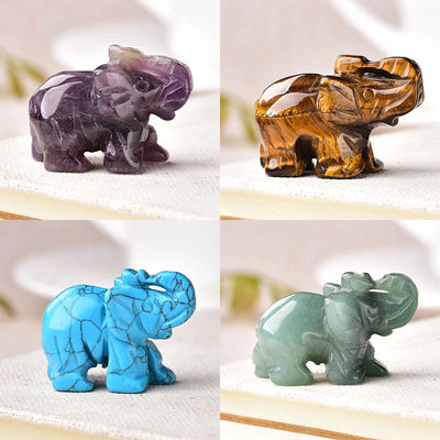 Spiritual & Emotional Support Crystal Elephant - Zencrafthouse Spiritual & Emotional Support Crystal Elephant - Zencrafthouse